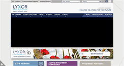 Desktop Screenshot of lyxor.com